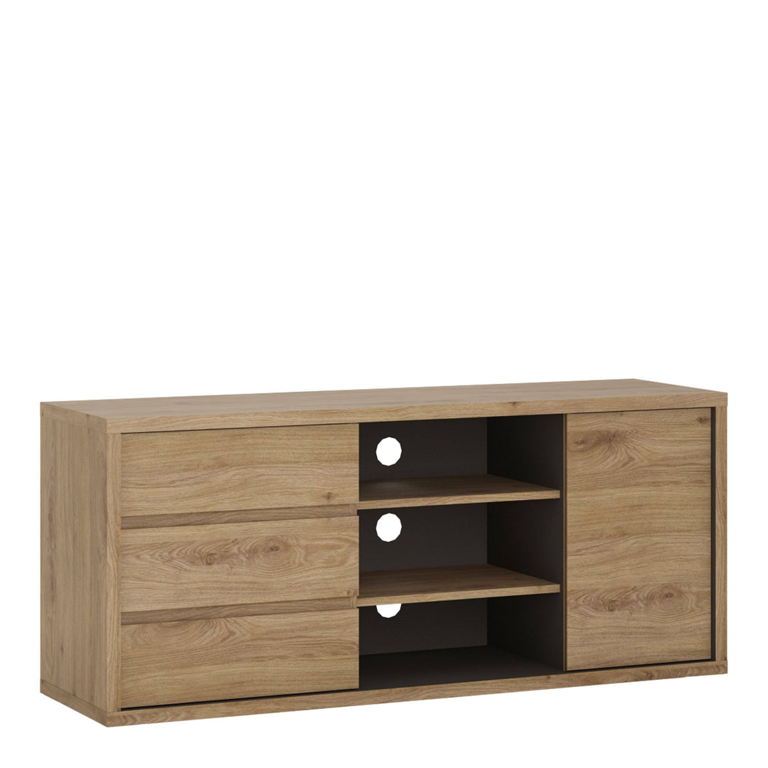 Shetland 1 Door 3 drawer TV cabinet - TidySpaces