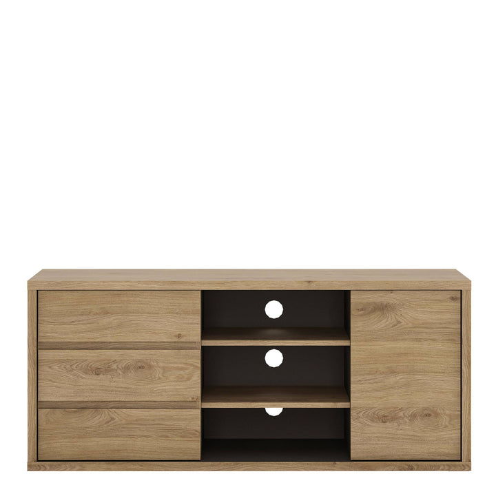 Shetland 1 Door 3 drawer TV cabinet - TidySpaces