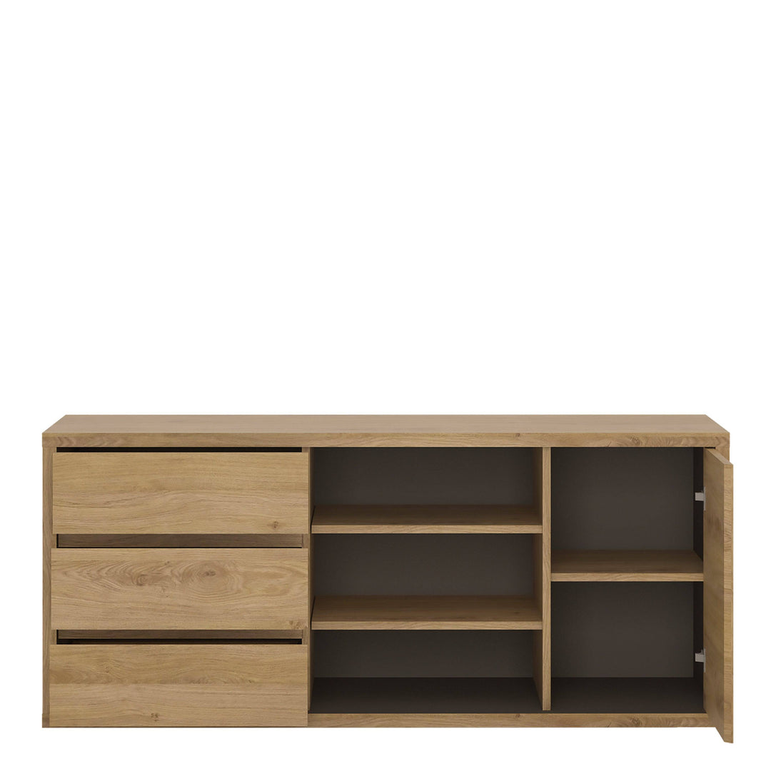 Shetland 1 Door 3 drawer TV cabinet - TidySpaces