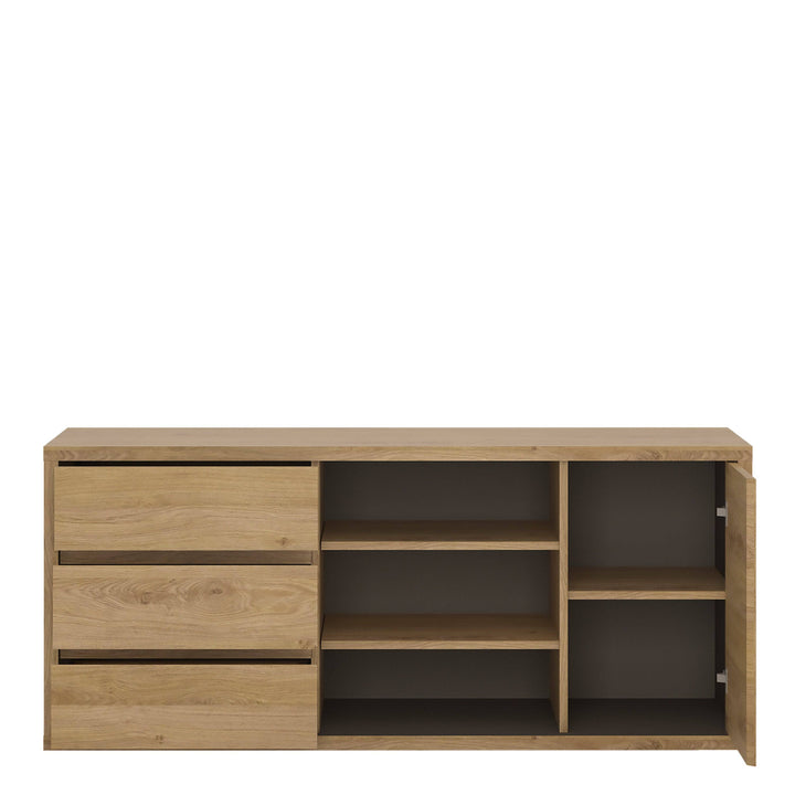 Shetland 1 Door 3 drawer TV cabinet - TidySpaces