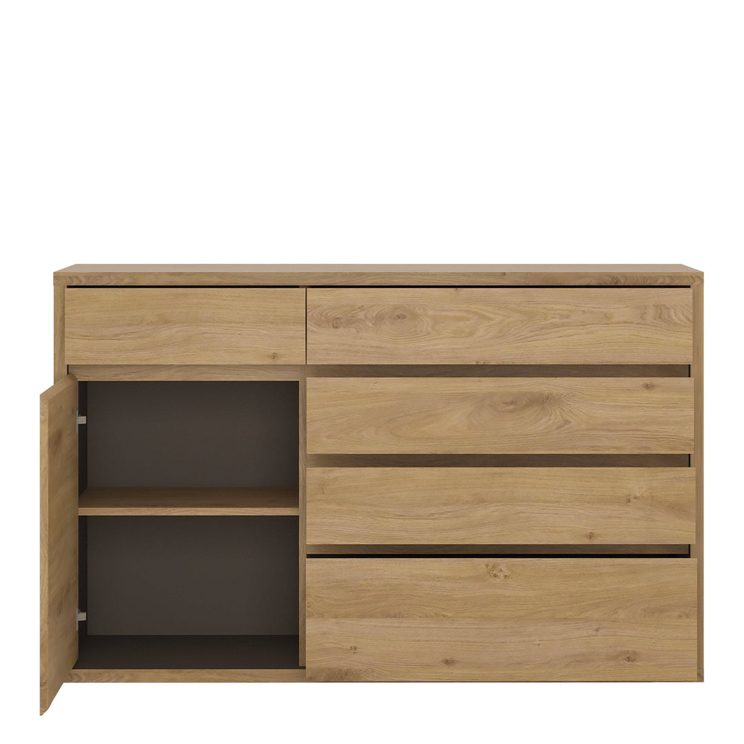 Shetland 1 Door 5 drawer cupboard - TidySpaces