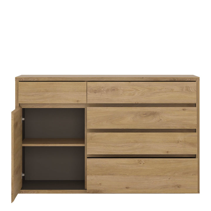 Shetland 1 Door 5 drawer cupboard - TidySpaces