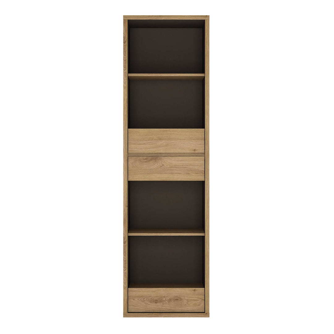 Shetland Tall Narrow 3 Drawer bookcase - TidySpaces