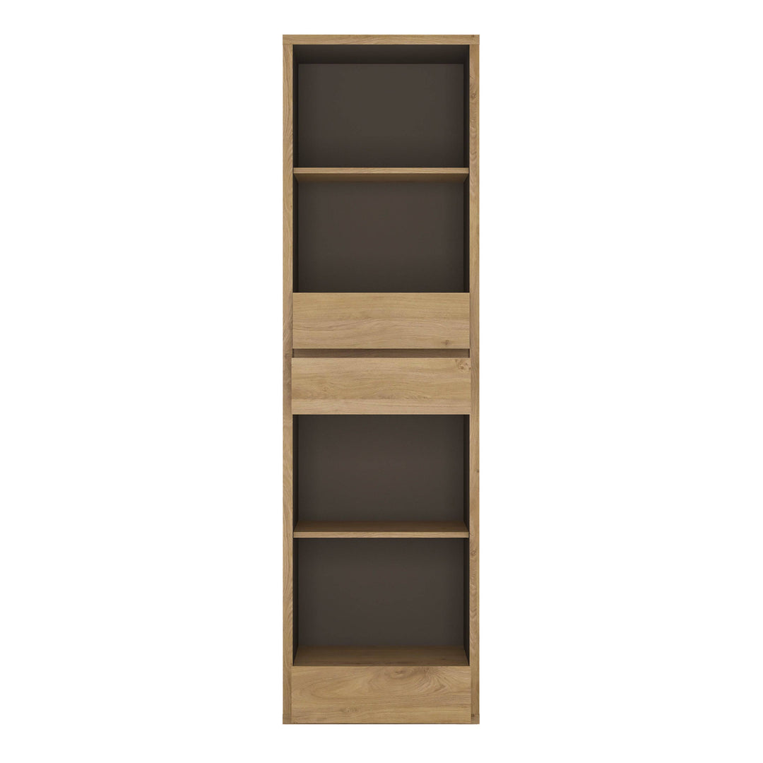 Shetland Tall Narrow 3 Drawer bookcase - TidySpaces