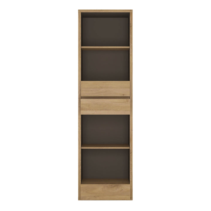 Shetland Tall Narrow 3 Drawer bookcase - TidySpaces