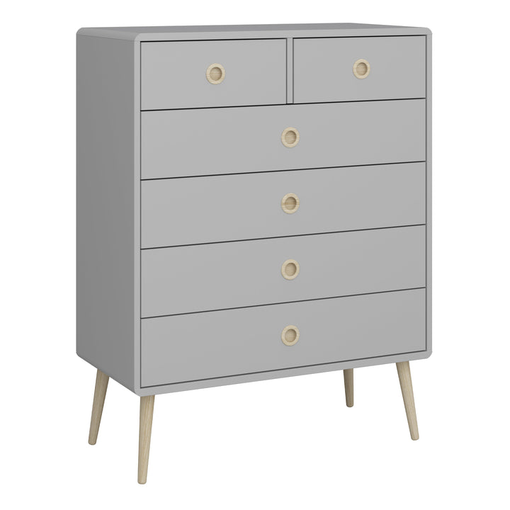 Softline 2 + 4 Chest Grey - TidySpaces