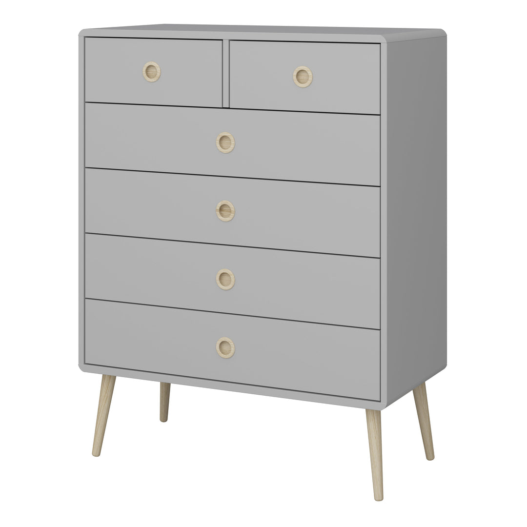 Softline 2 + 4 Chest Grey - TidySpaces