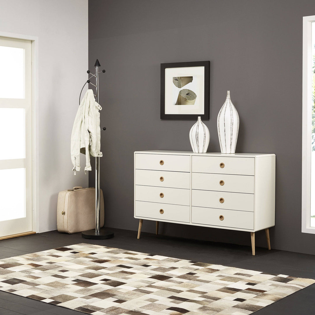 Softline 4 + 4 Wide Chest Off White - TidySpaces