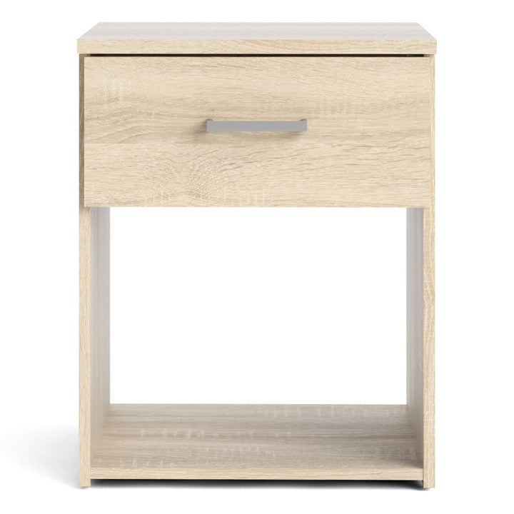 Space Bedside 1 Drawer in Oak - TidySpaces