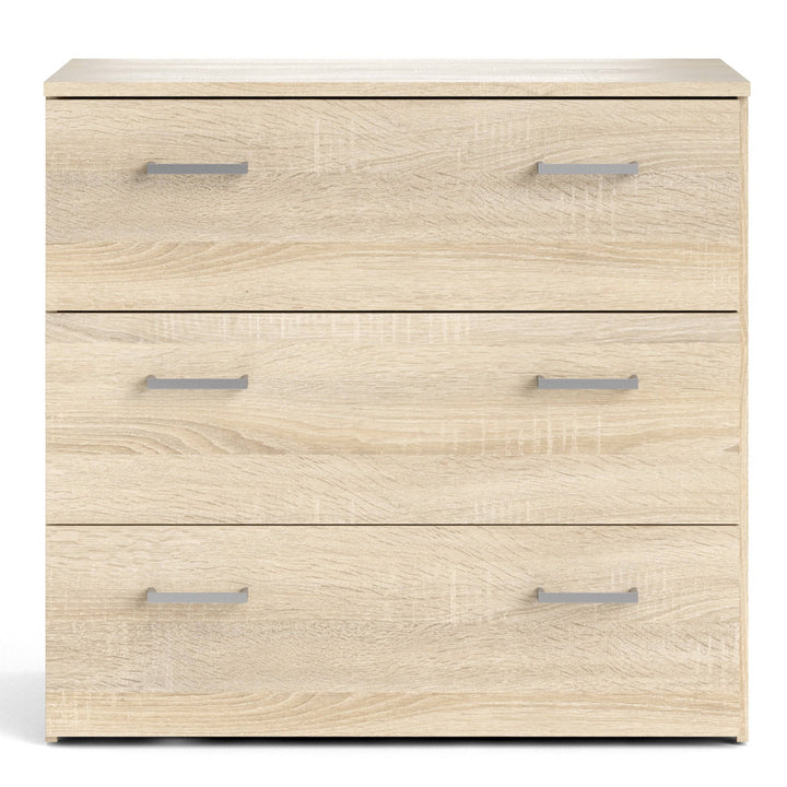 Space Chest of 3 Drawers in Oak - TidySpaces