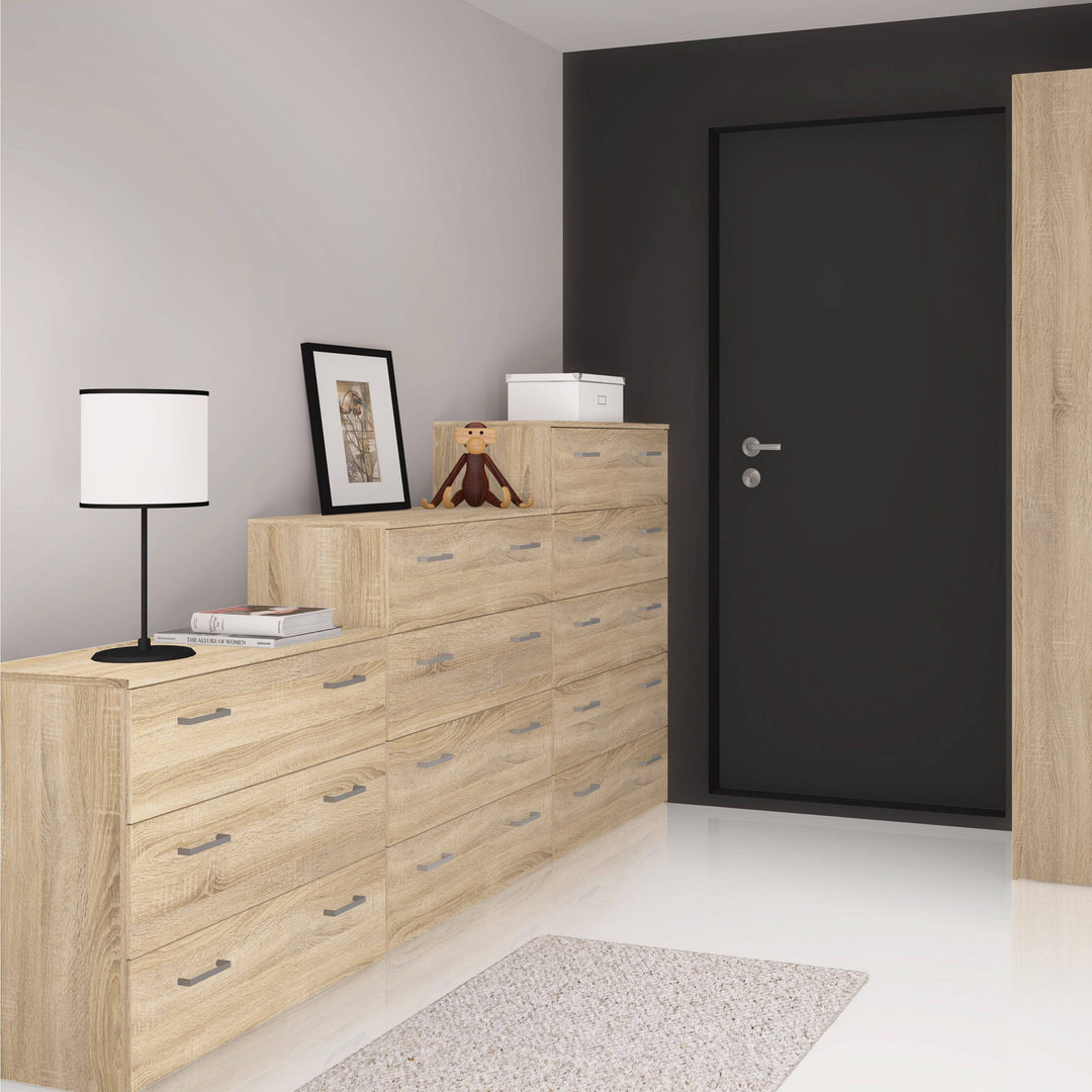 Space Chest of 3 Drawers in Oak - TidySpaces