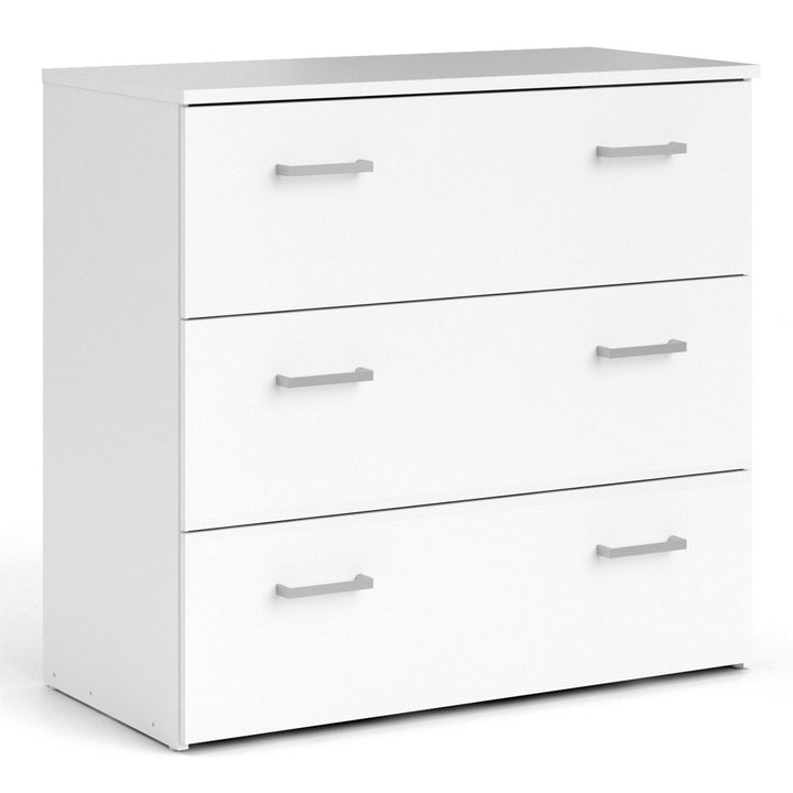 Space Chest of 3 Drawers in White - TidySpaces