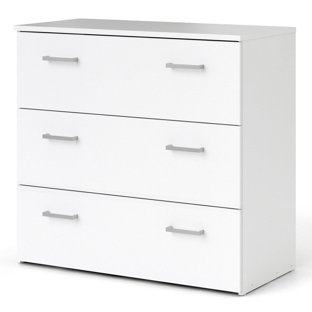 Space Chest of 3 Drawers in White - TidySpaces