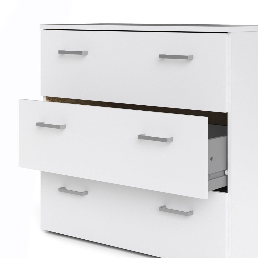 Space Chest of 3 Drawers in White - TidySpaces