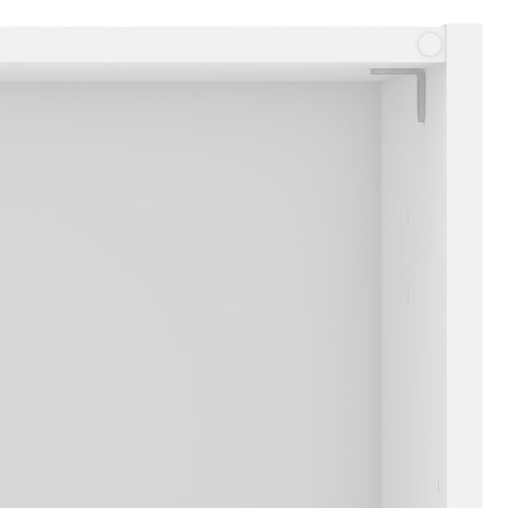 Space Wardrobe with 1 Door in White - TidySpaces