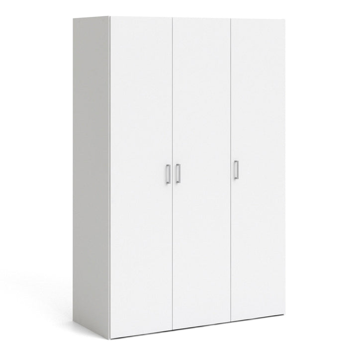 Space Wardrobe with 3 doors White 1750 - TidySpaces