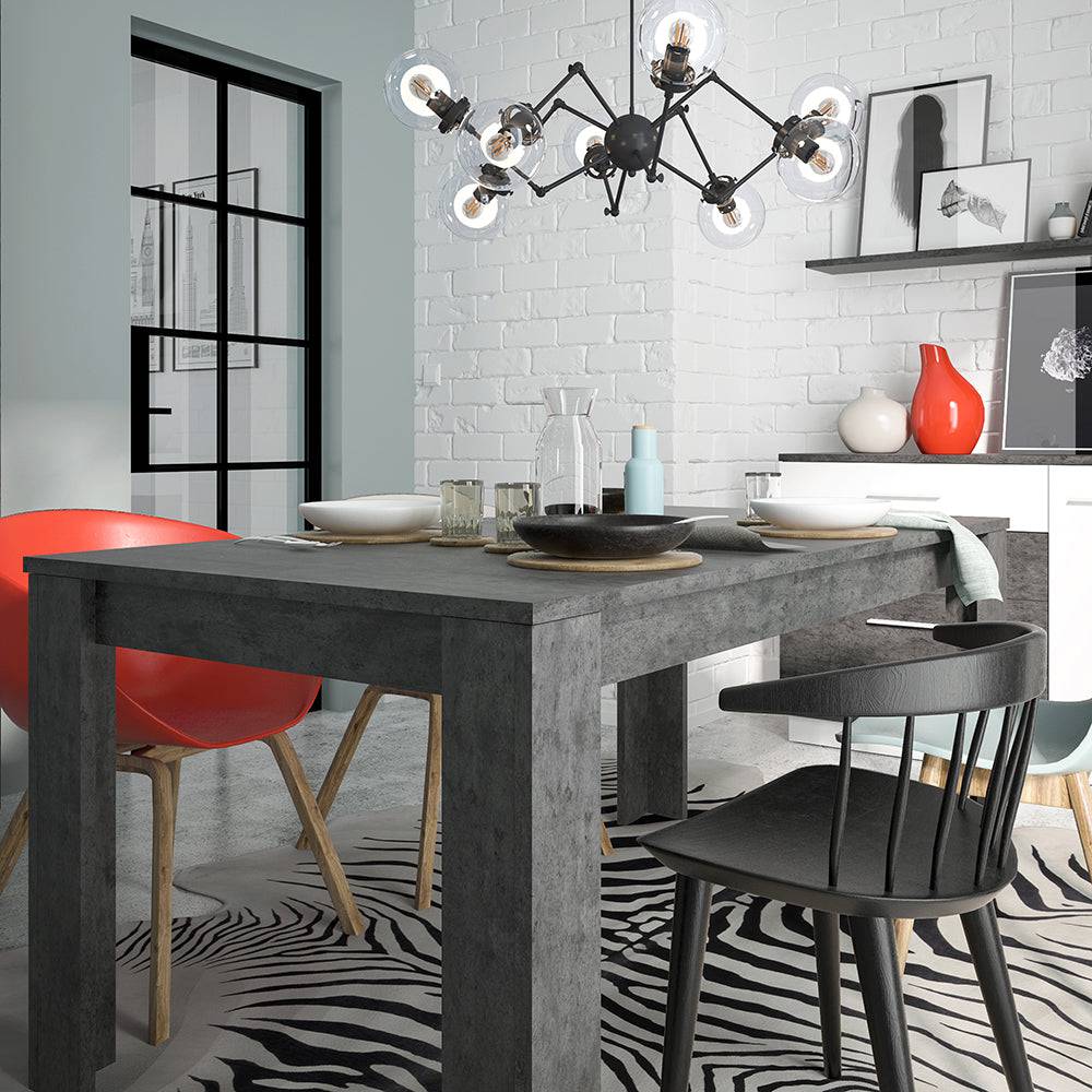 Zingaro Dining table in Grey and White - TidySpaces