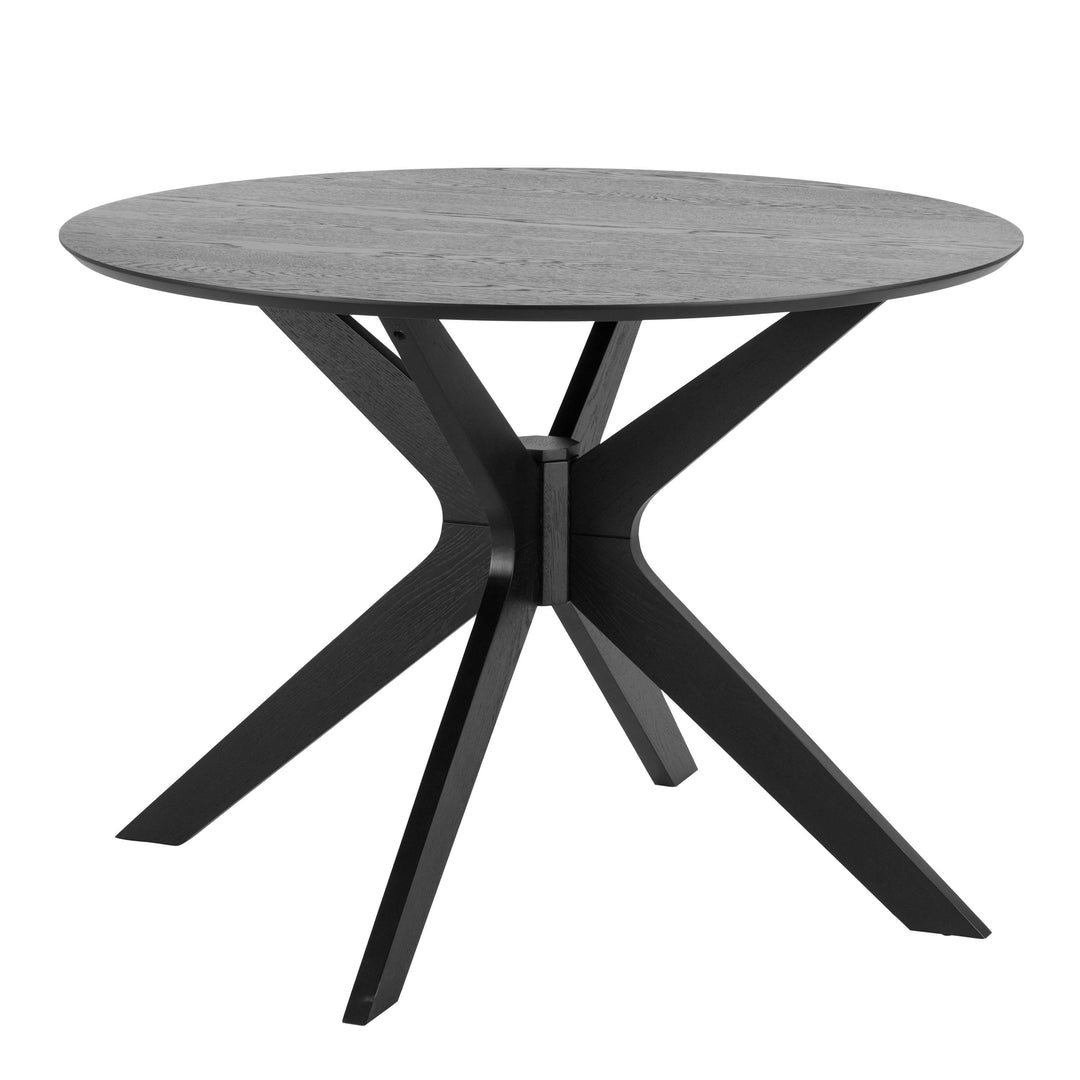 I_Duncan Round Coffee Tablein Black 105x75cm - TidySpaces