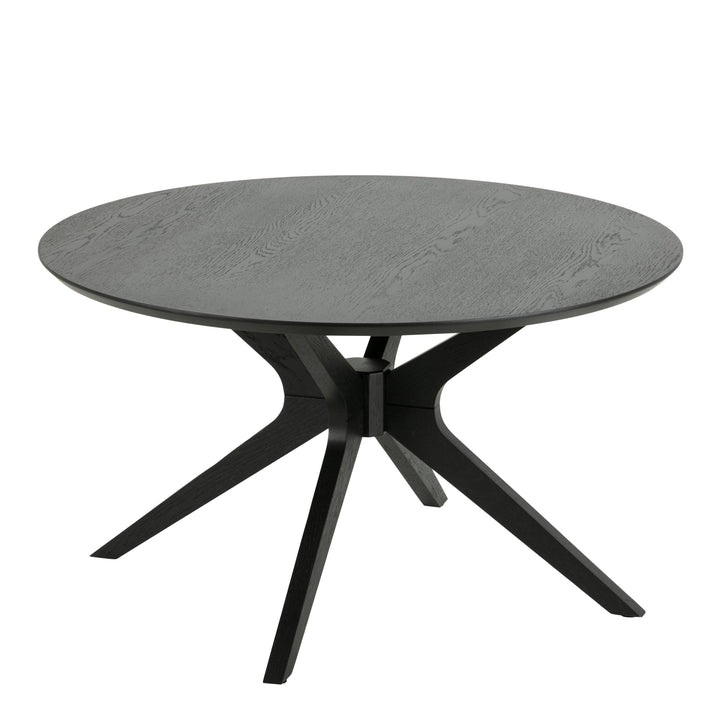 I_Duncan Round Coffee Tablein Black 80x45cm - TidySpaces