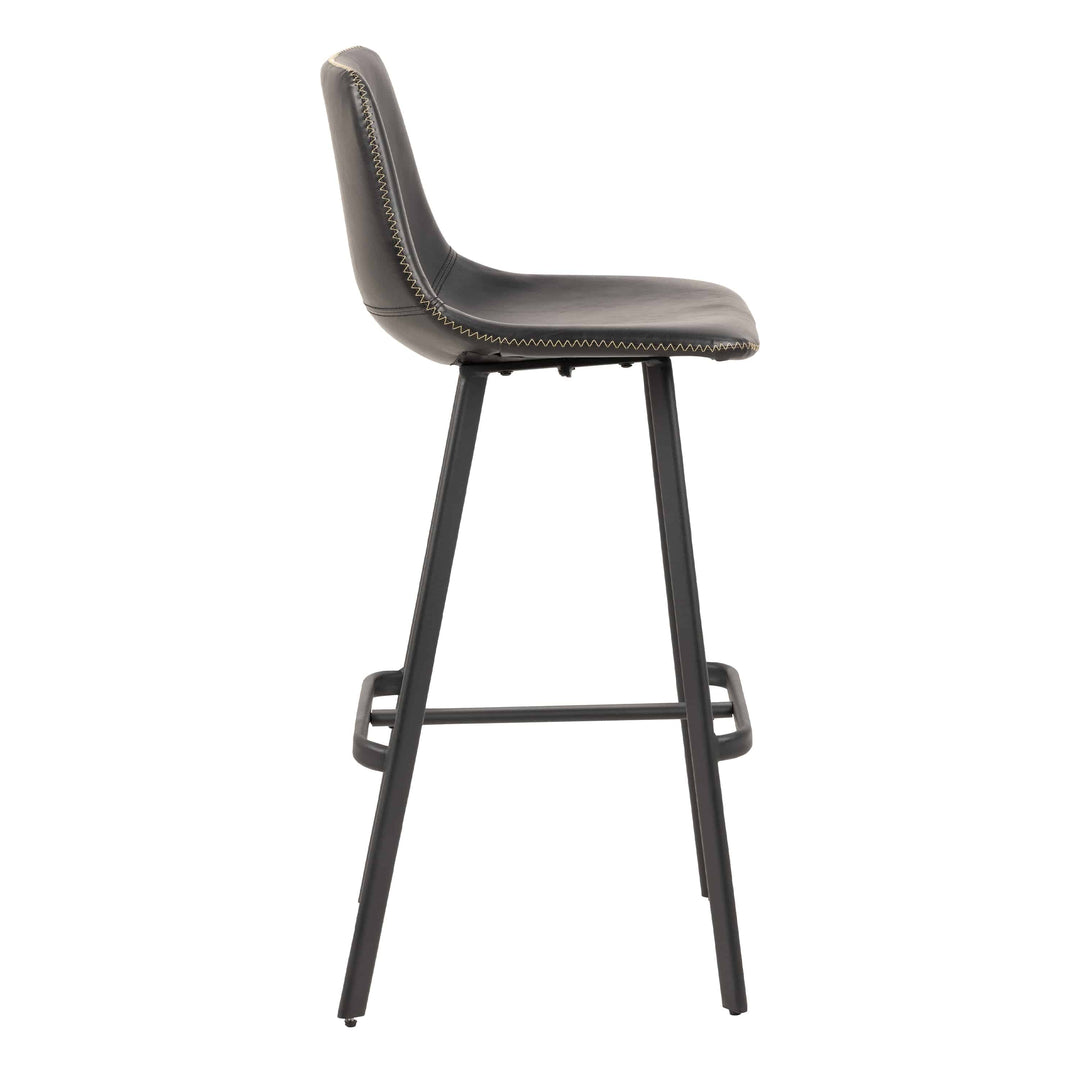 I_Oregon Bar Chair in Black Set of 2 - TidySpaces