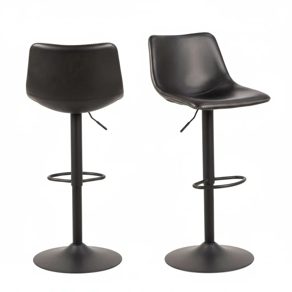 I_Oregon Bar Stool in Black - TidySpaces