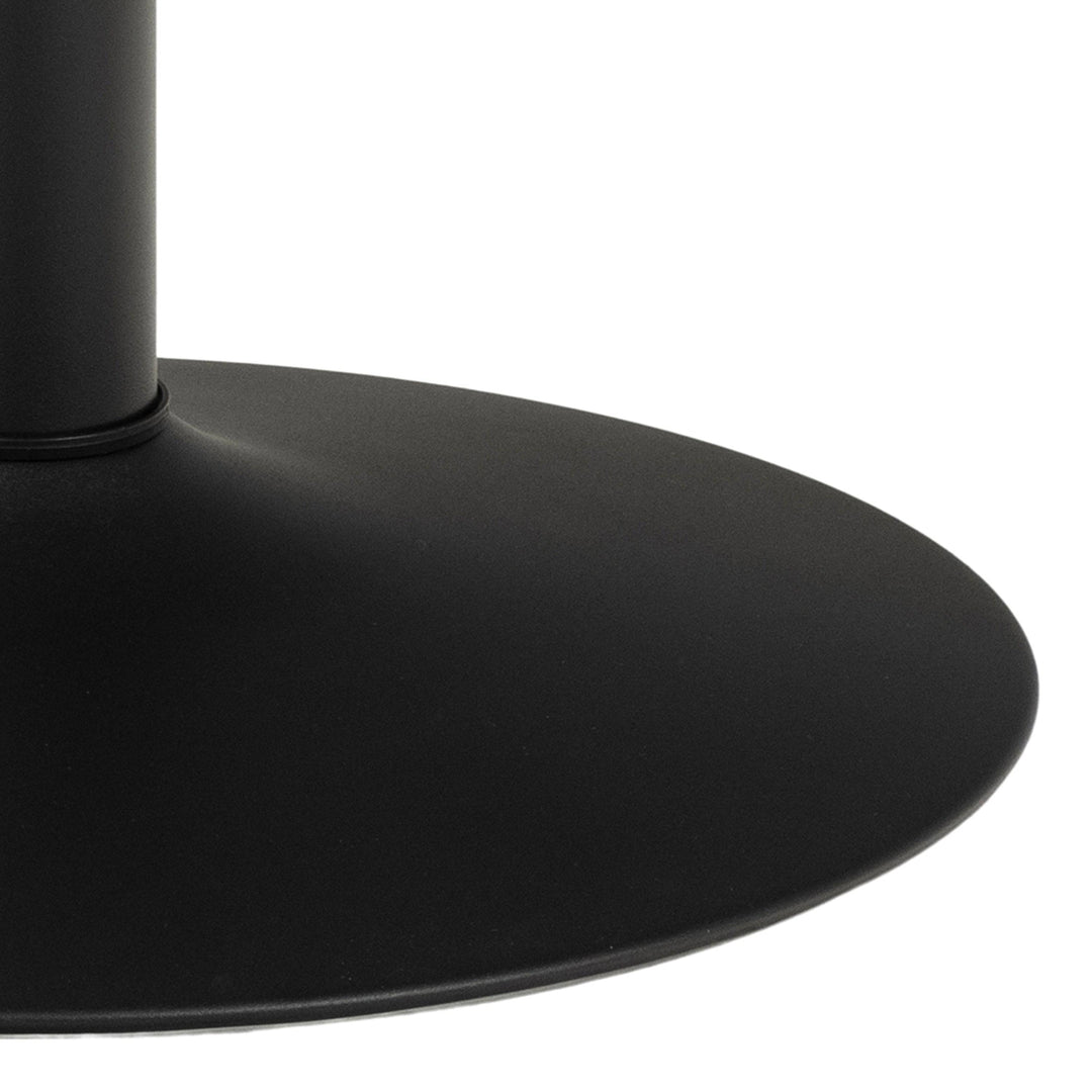 Ibiza Round Dining Table in Black - TidySpaces