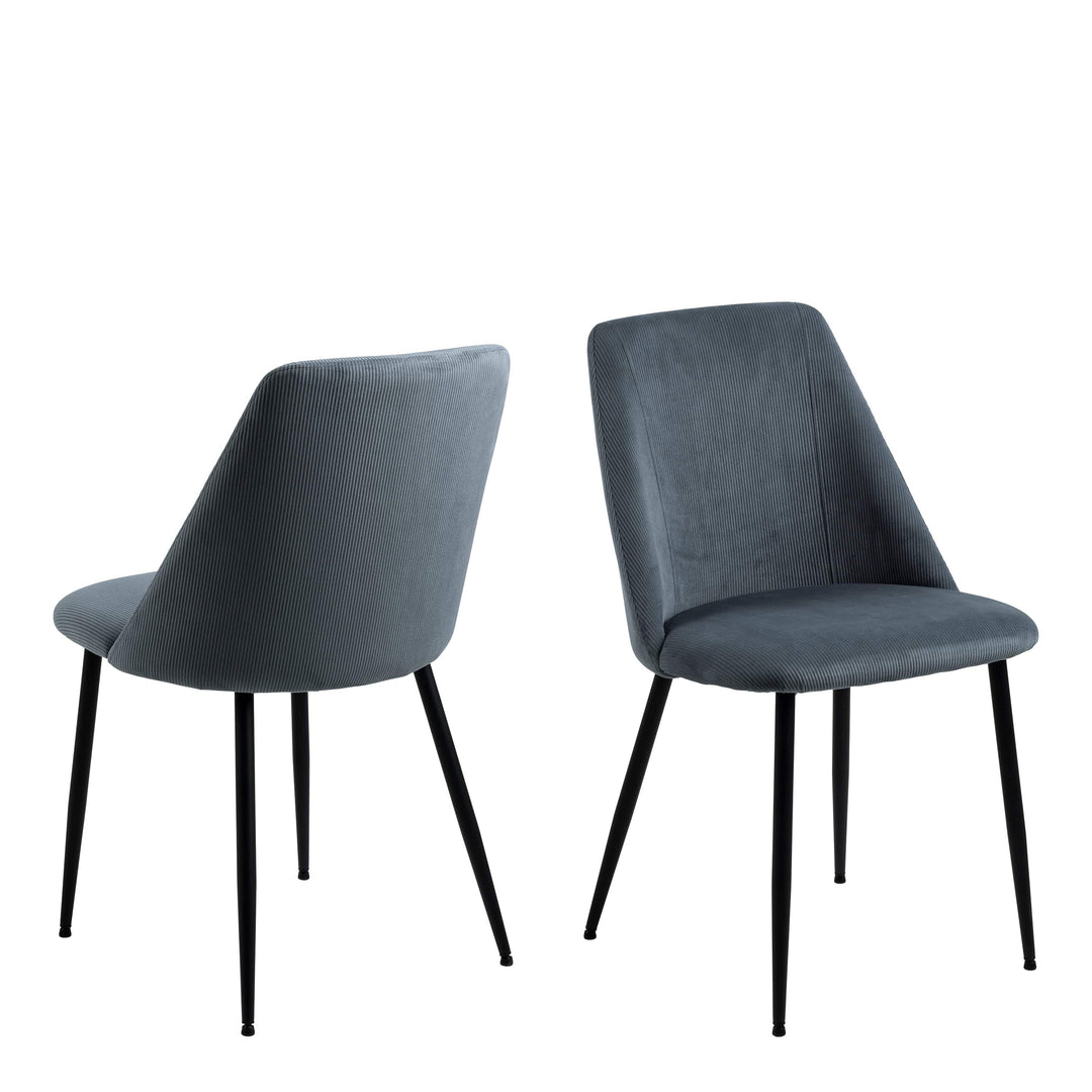 Ines Dining Chair in Grey Set of 4 - TidySpaces