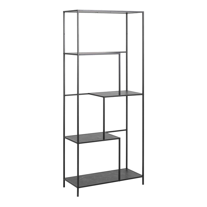 Infinity Bookcase with 4 shelves in Black - TidySpaces