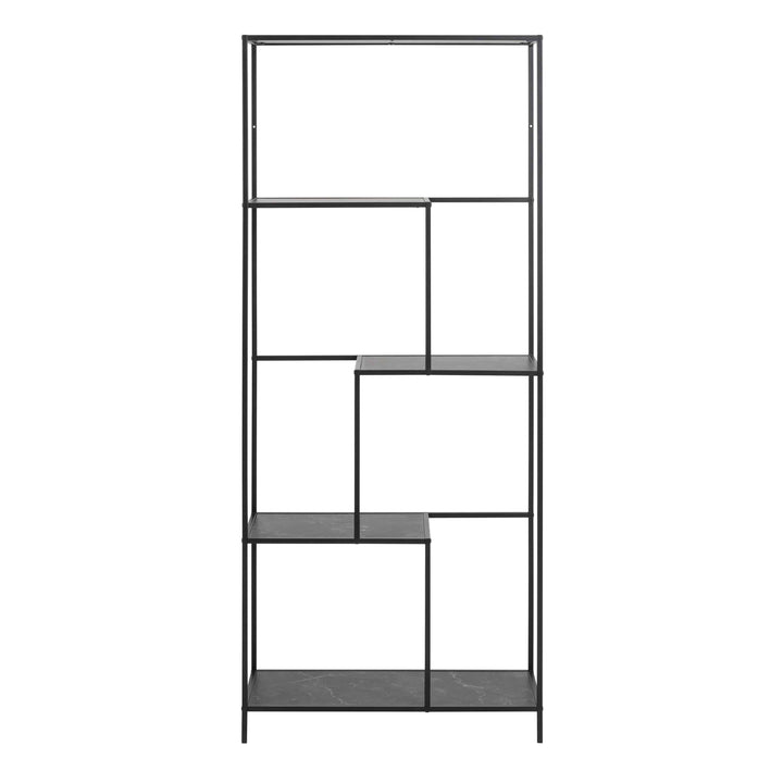 Infinity Bookcase with 4 shelves in Black - TidySpaces