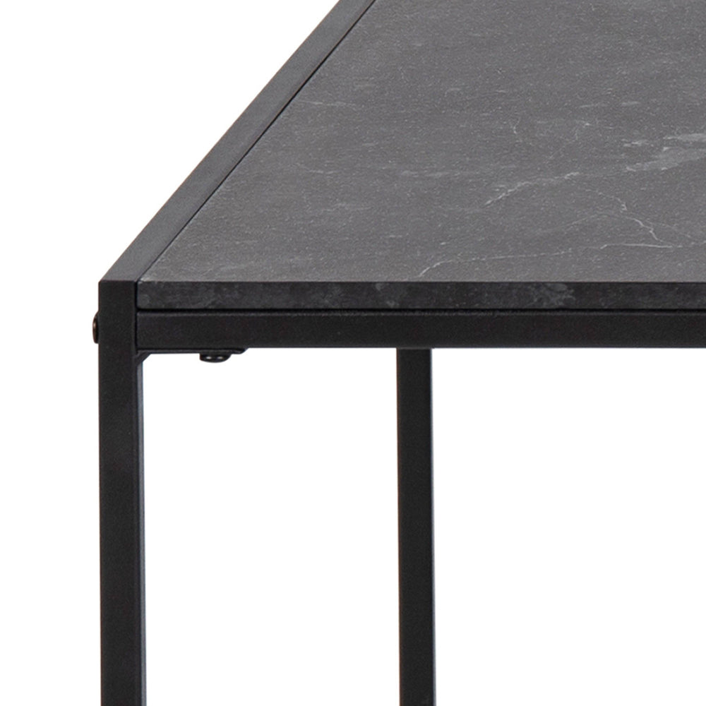 Infinity Coffee Table in Matt Black - TidySpaces