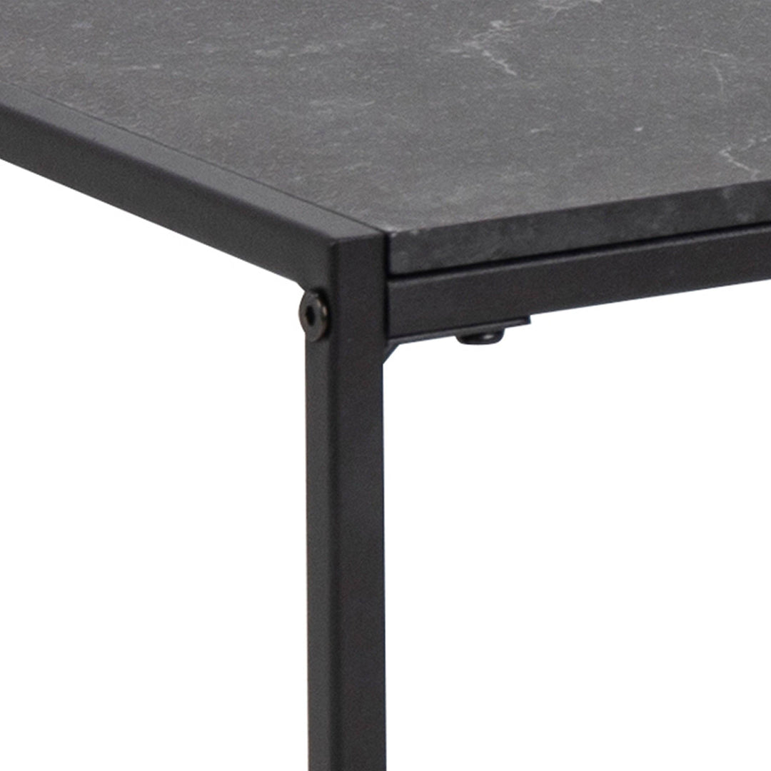 Infinity Coffee Table in Matt Black - TidySpaces