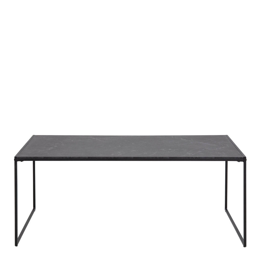 Infinity Coffee Table in Matt Black - TidySpaces