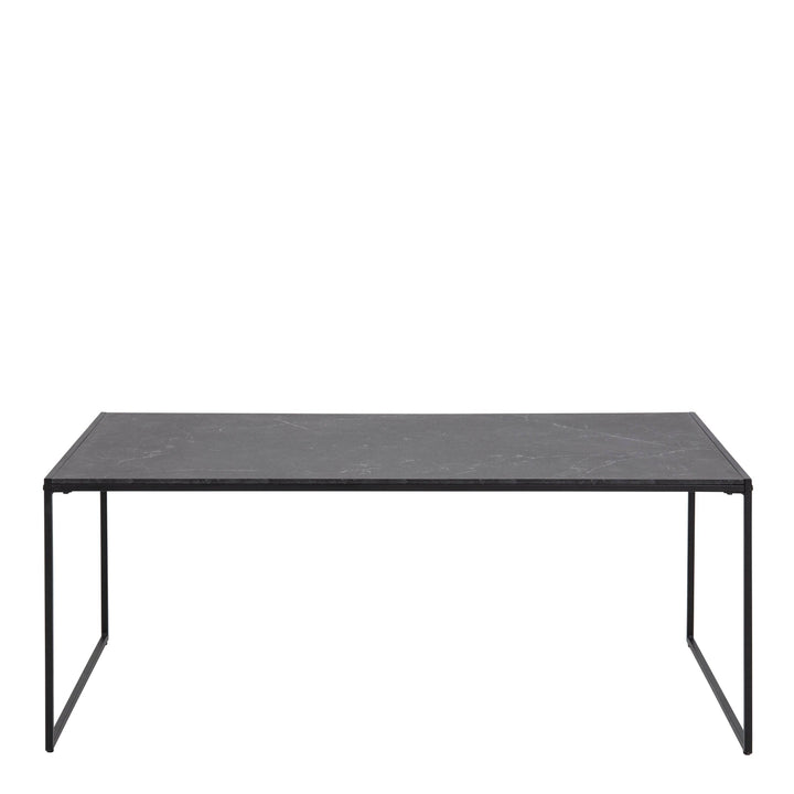 Infinity Coffee Table in Matt Black - TidySpaces