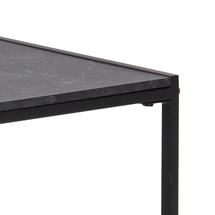 Infinity Coffee Table in Matt Black - TidySpaces