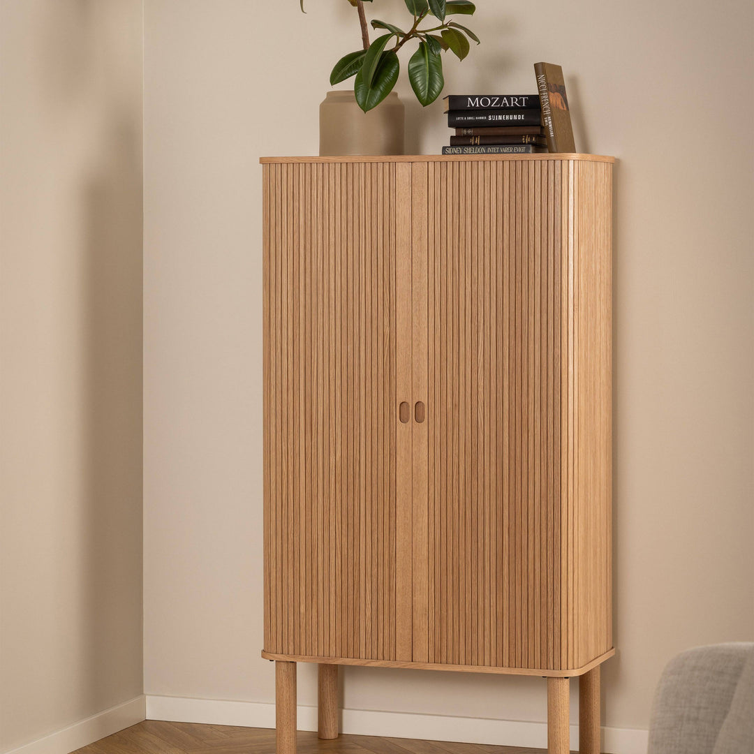 Langley Cabinet in Oak - TidySpaces