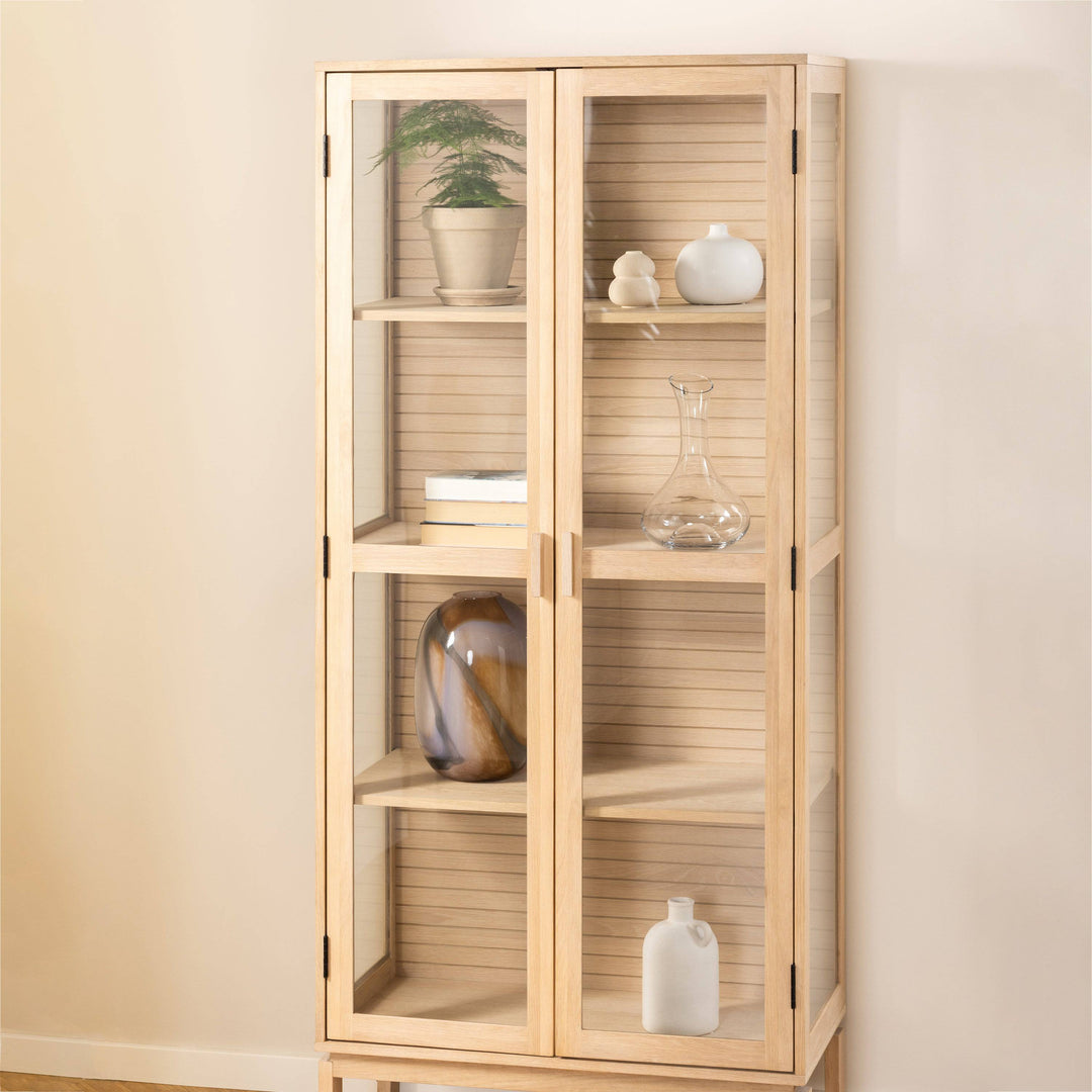 Linley Display Cabinet in White - TidySpaces