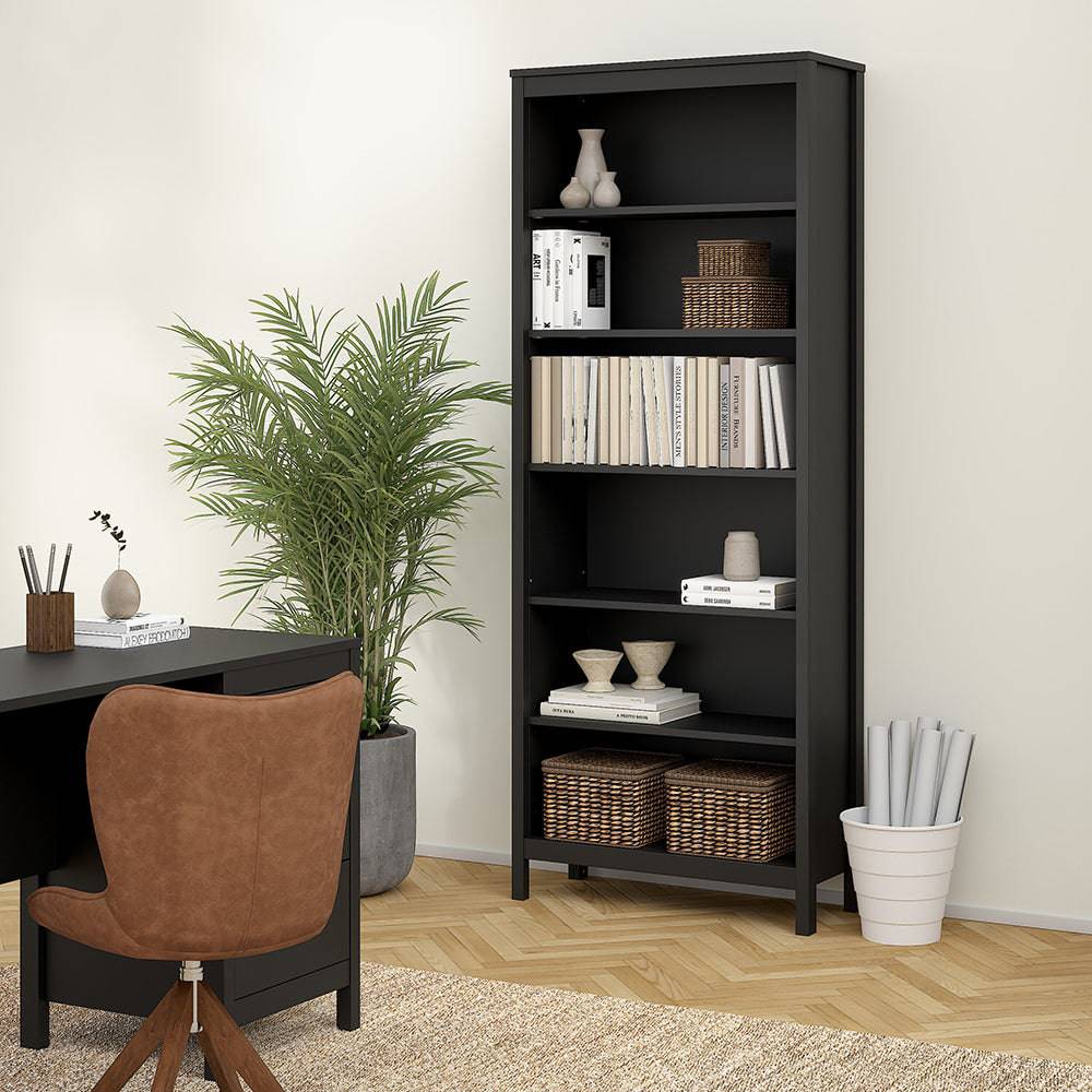 Madrid Bookcase in Black - TidySpaces