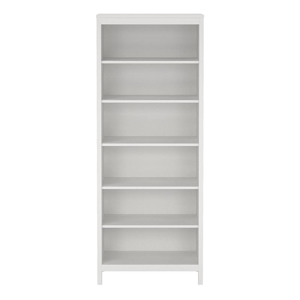 Madrid Bookcase in White - TidySpaces