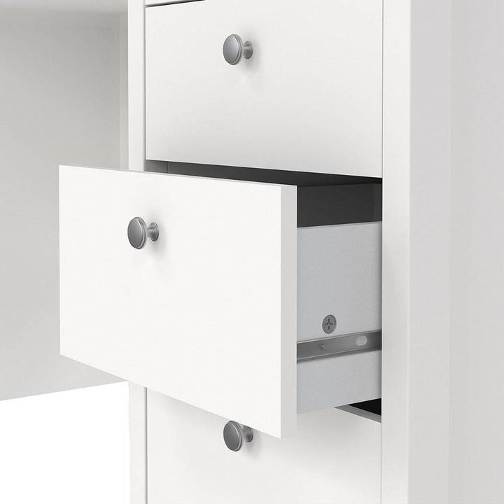 Madrid Desk 3 drawers White - TidySpaces