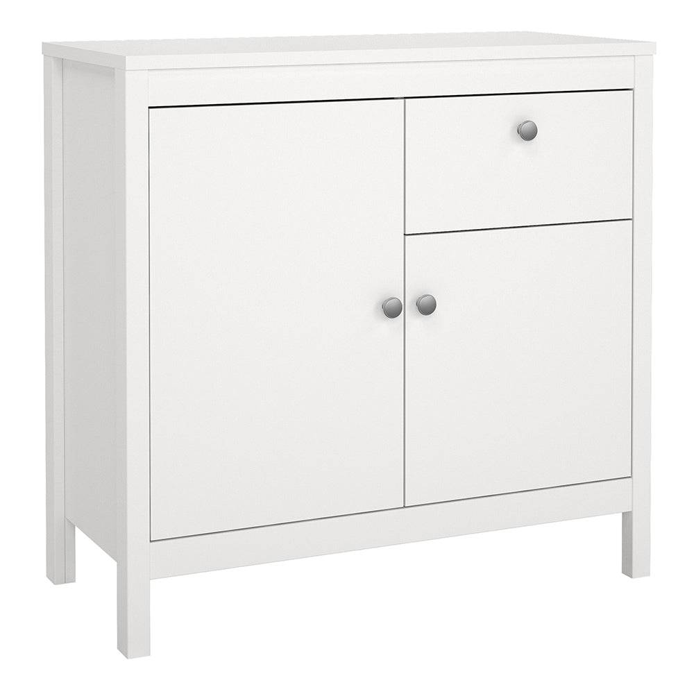 Madrid Sideboard 2 doors + 1 drawer in White - TidySpaces