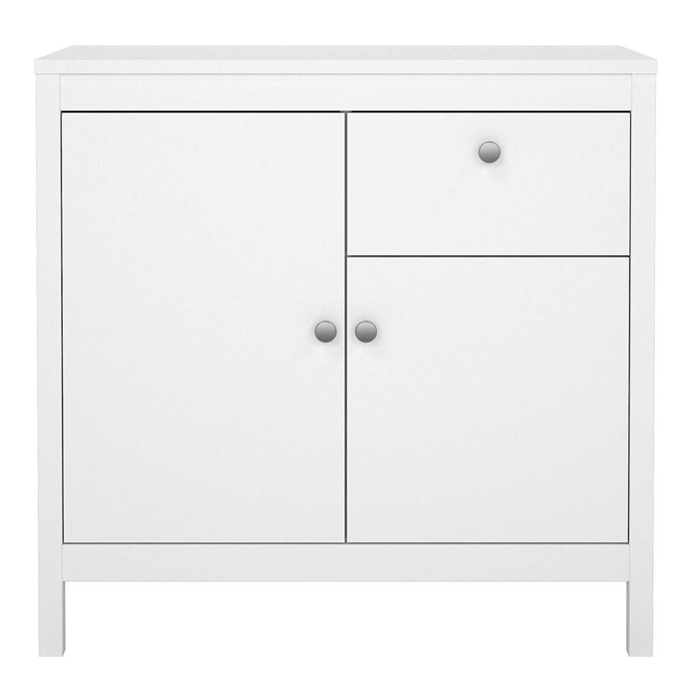 Madrid Sideboard 2 doors + 1 drawer in White - TidySpaces