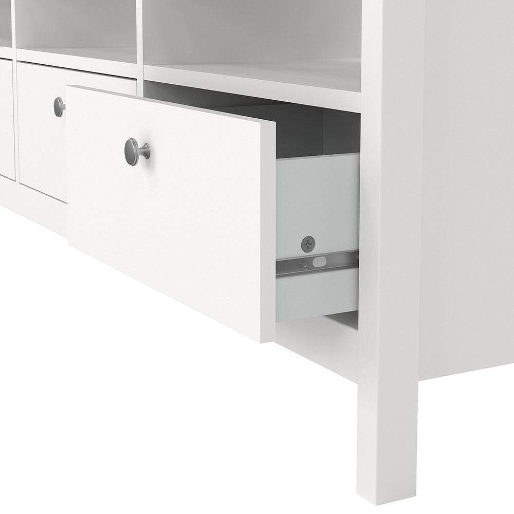 Madrid Tv-unit 3 drawers in White - TidySpaces