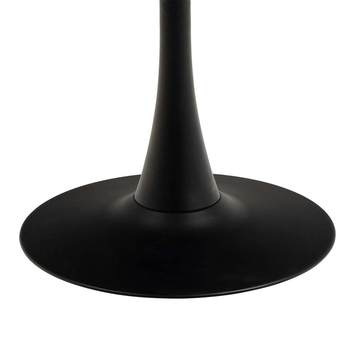 Malta Round Dining Table in Black - TidySpaces