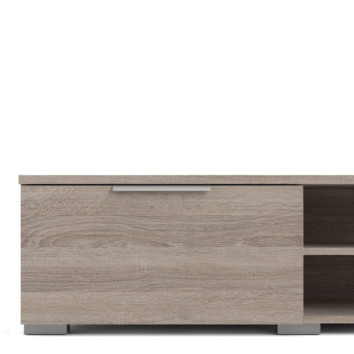 Match TV Unit 2 Drawers 2 Shelf in Truffle Oak - TidySpaces