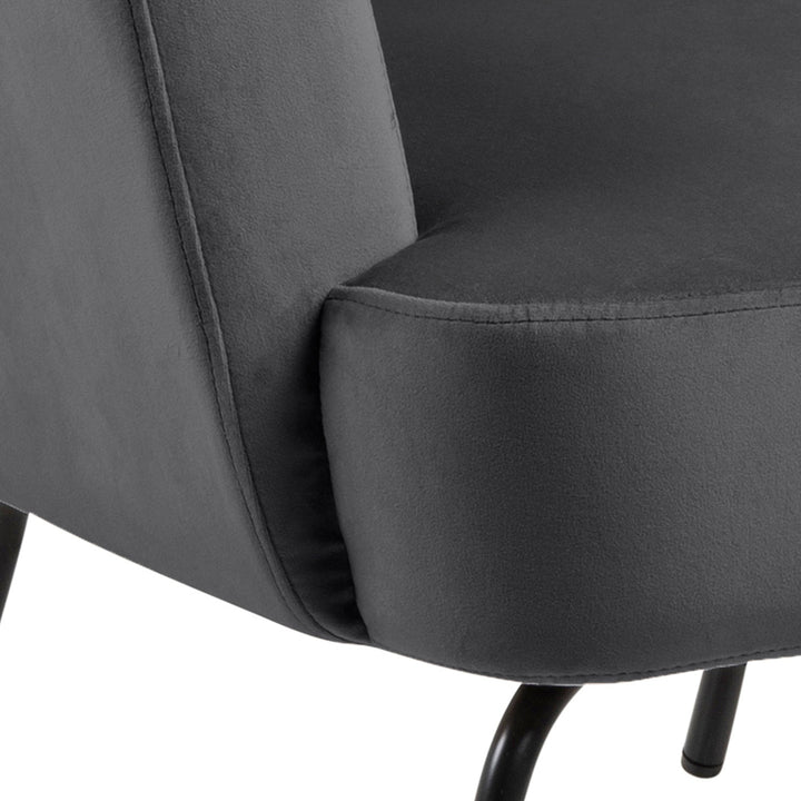 Melissa Lounge Chair in Dark Grey - TidySpaces