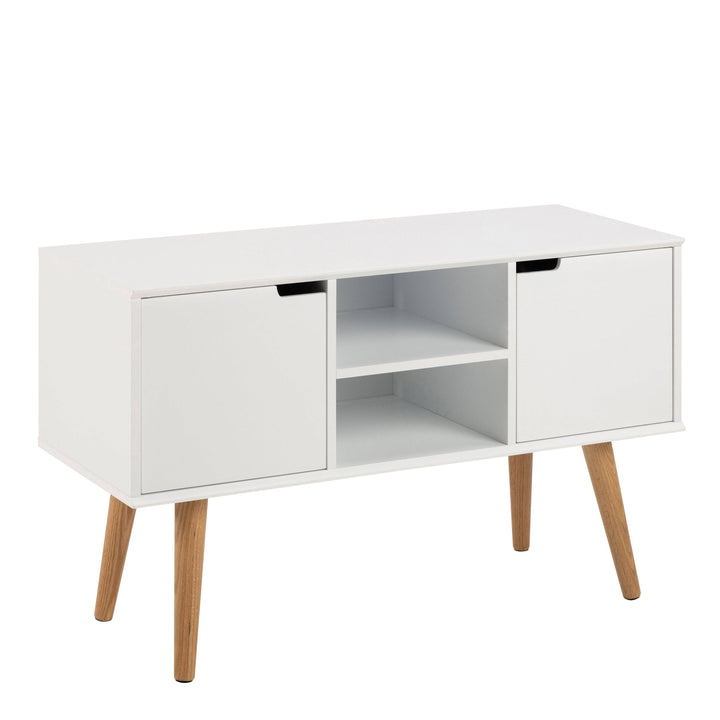 Mitra 2 Door Sideboard in White - TidySpaces