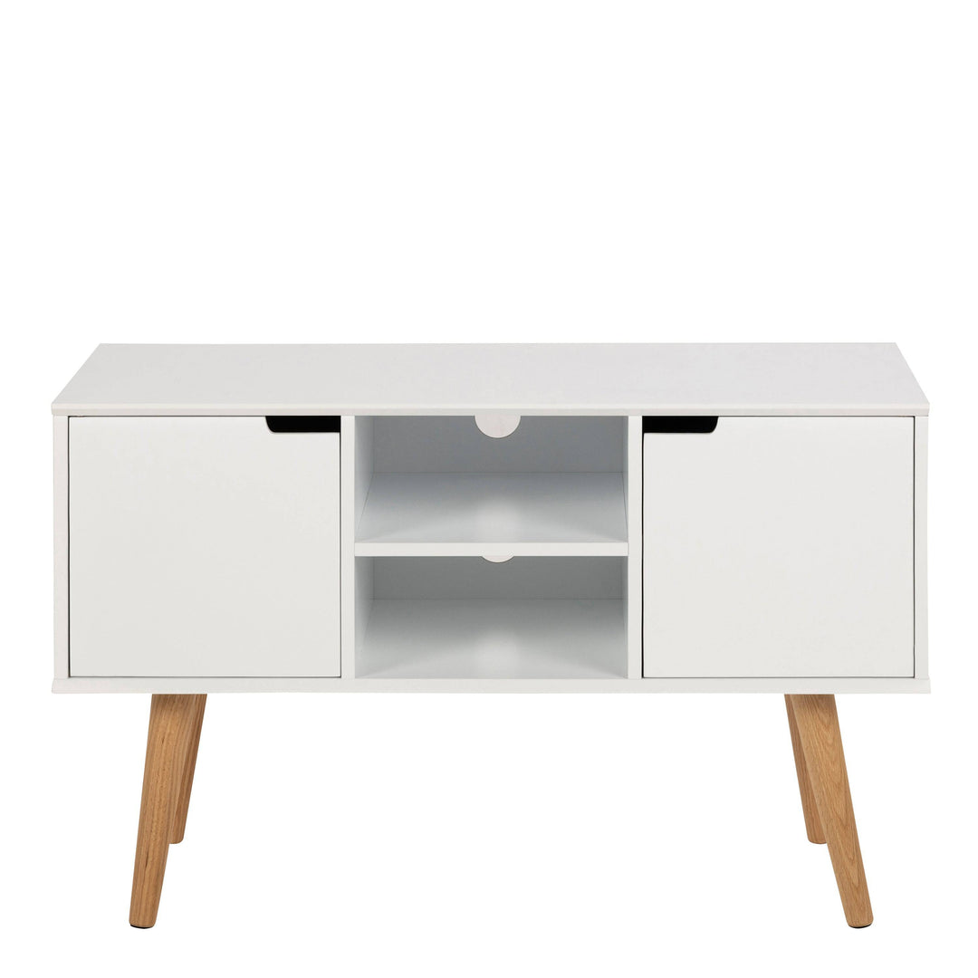 Mitra 2 Door Sideboard in White - TidySpaces