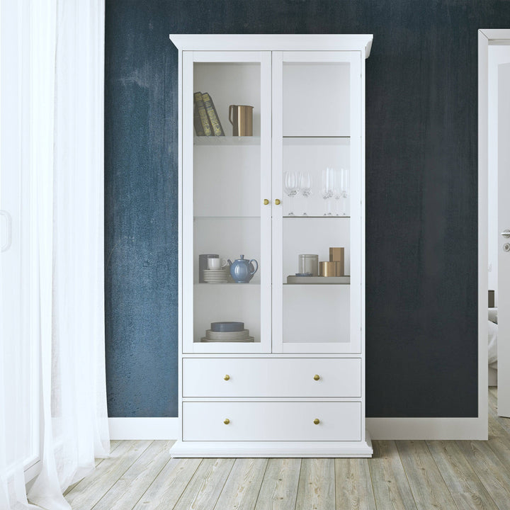 Paris China cabinet in White - TidySpaces