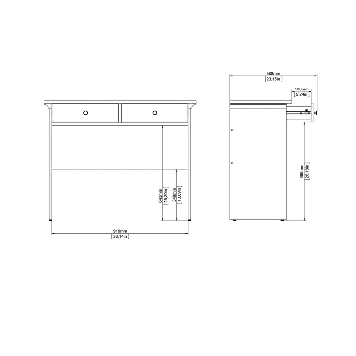 Paris Console table White - TidySpaces