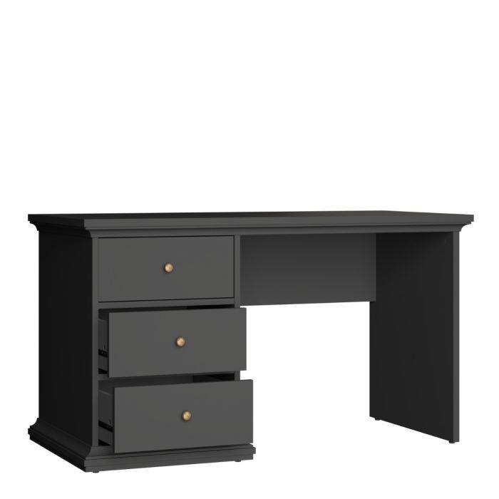 Paris Desk in Matt Grey - TidySpaces